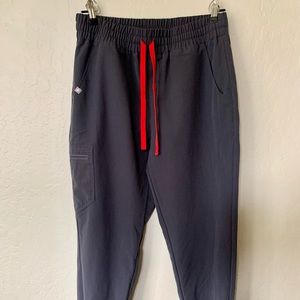FIGS High Waisted Zamora Jogger Pant- Charcoal